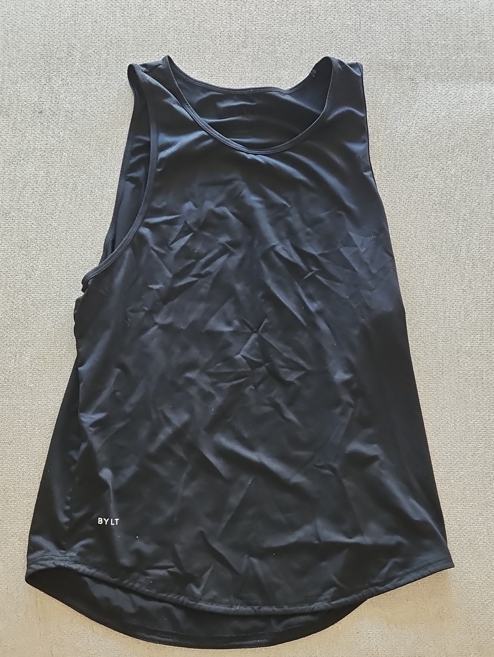 BYLT Basics Black Athletic Tank Top